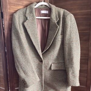 Mango Oversized Houndstooth Blazer NWOT